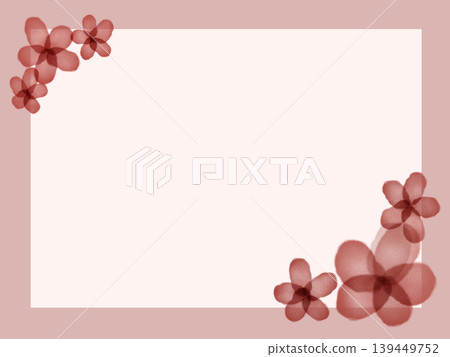 卡片插圖:一朵紅花 卡片插圖:一朵紅花 139449752
