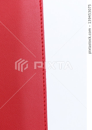 shiny red leather texture isolated on white background shiny red leather texture isolated on white background 139453075