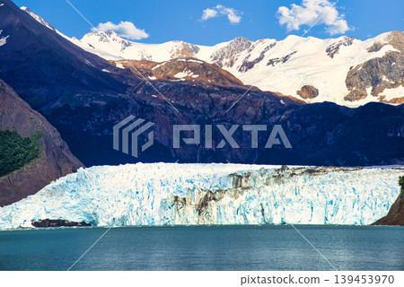 The breathtaking scenery of the Perito Moreno Glacier in the Patagonia region. The breathtaking scenery of the Perito Moreno Glacier in the Patagonia region. 139453970