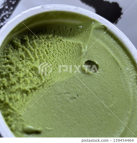 Rich matcha ice cream Rich matcha ice cream 139454464