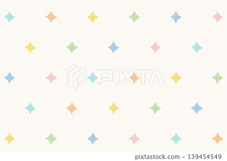 Hand-drawn style pastel diamond pattern background Hand-drawn style pastel diamond pattern background 139454549