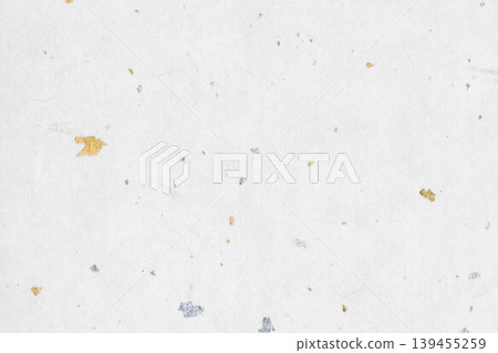 Washi paper texture, Dairei paper with gold and silver foil, white, 8 139455259