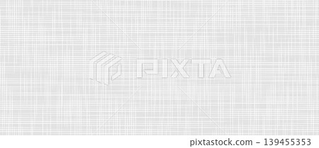 Grey fabric seamless texture. Cross hatch linen canvas repeating background. Rough rustic woven burlap textile surface. Weave sackcloth material wallpaper. Vector gray organic hessian cotton backdrop 139455353