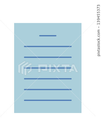 Document icon, vector illustration, single, color. Document icon, vector illustration, single, color. 139455373