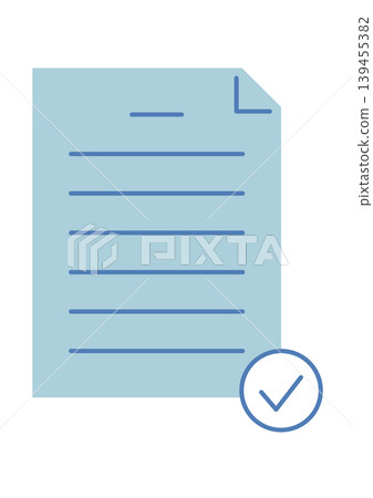Document, Approval, Checkmark, Document, Color, Vector Illustration Document, Approval, Checkmark, Document, Color, Vector Illustration 139455382