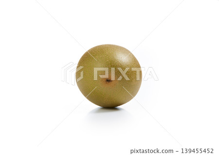 Image of a fresh golden kiwi placed against a white background. Image of a fresh golden kiwi placed against a white background. 139455452