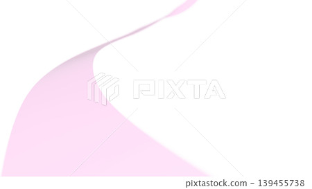 Flowing fabric - impactful presentation cover with white background - CG Flowing fabric - impactful presentation cover with white background - CG 139455738