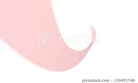飄逸的布料——白色背景的震撼示範封面——CG 飄逸的布料——白色背景的震撼示範封面——CG 139455746