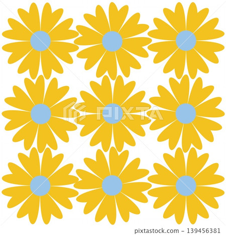 Flower design, white background, simple. 139456381
