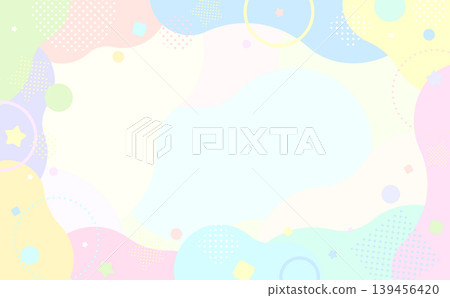 彩虹粉彩流行相框 4_橫向 139456420
