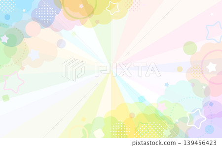 彩虹色粉彩蓬鬆邊框 1_horizontal 彩虹色粉彩蓬鬆邊框 1_horizontal 139456423