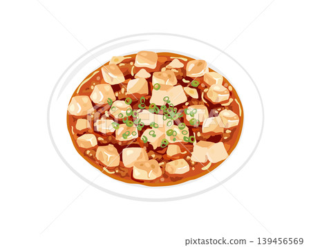 麻婆豆腐的插圖 麻婆豆腐的插圖 139456569