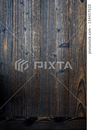 Vertical composition texture of a wooden wall that has changed over time. Vertical composition texture of a wooden wall that has changed over time. 139457020