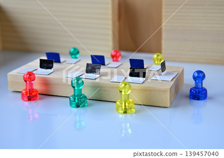Image of businessmen discussing future strategies Image of businessmen discussing future strategies 139457040