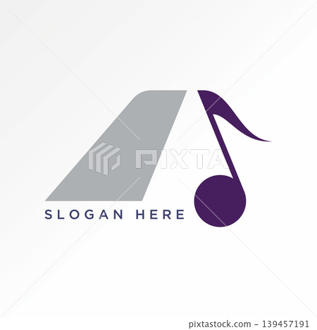 Airplane fin and music note symbol private relaxing peaceful summer lifestyle logo design graphic concept creative premium vector stock image top sell Airplane fin and music note symbol private relaxing peaceful summer lifestyle logo design graphic concept creative premium vector stock image top sell 139457191