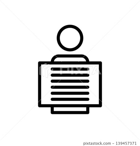 A simple line drawing pictogram representing an X-ray room or radiograph. A simple line drawing pictogram representing an X-ray room or radiograph. 139457371