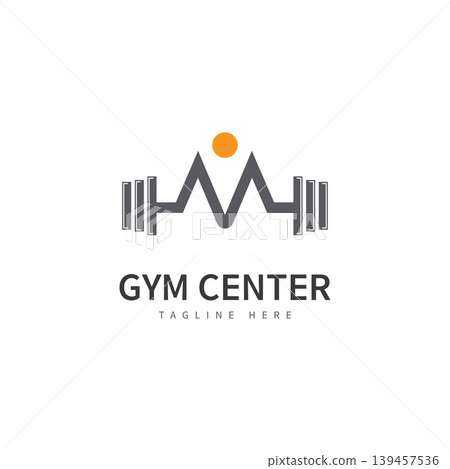 gym fitness icon design logo template gym fitness icon design logo template 139457536