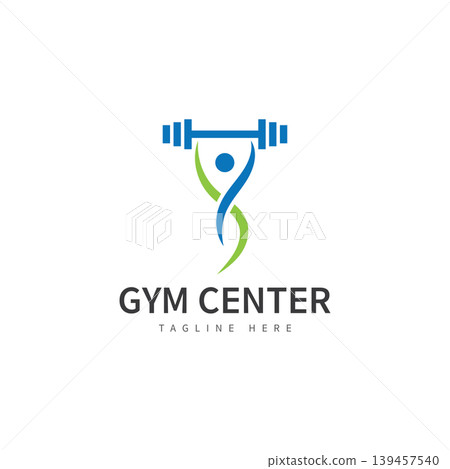gym fitness icon design logo template gym fitness icon design logo template 139457540