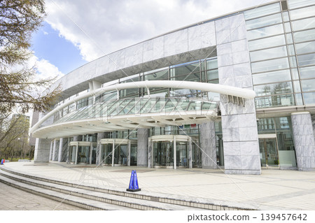 Exterior view of Sapporo Concert Hall Kitara Exterior view of Sapporo Concert Hall Kitara 139457642