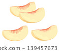 一兩片切好的桃子 139457673