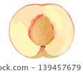 切成兩半的桃子（無籽） 139457679