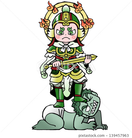 Four Heavenly Kings, Jikokuten (angry) Four Heavenly Kings, Jikokuten (angry) 139457963