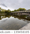 A park with a pond 139458105