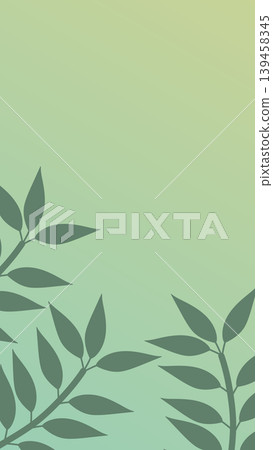 Muted abstract leaf-branch botanical vertical background for mobile wallpaper and vertical banners Muted abstract leaf-branch botanical vertical background for mobile wallpaper and vertical banners 139458345