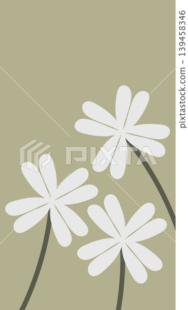 Muted abstract floral portrait background with copy space for mobile wallpaper and vertical banners Muted abstract floral portrait background with copy space for mobile wallpaper and vertical banners 139458346