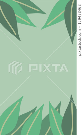 Muted abstract leaf-cluster botanical portrait background for mobile wallpaper and vertical banners Muted abstract leaf-cluster botanical portrait background for mobile wallpaper and vertical banners 139458468