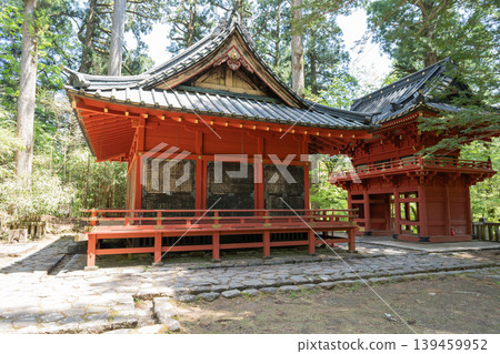 The main hall of Takio Shrine (Nikko) The main hall of Takio Shrine (Nikko) 139459952