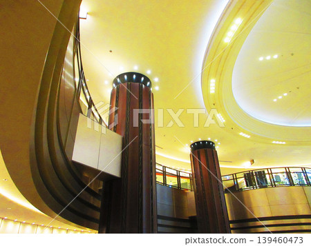 A view of the atrium at Tokyo Midtown Hibiya. 139460473