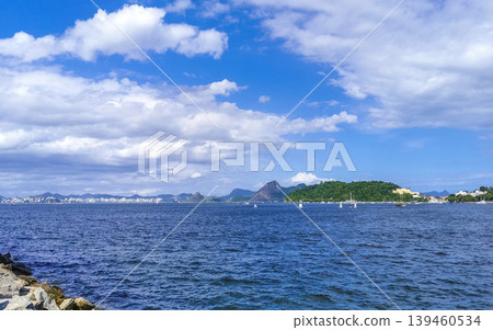 Landscape Panorama Niteroi Water Rocks Flamengo Rio de Janeiro Brazil. Landscape Panorama Niteroi Water Rocks Flamengo Rio de Janeiro Brazil. 139460534