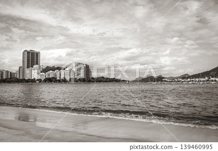 Botafogo Beach Flamengo Urca cityscape panorama Rio de Janeiro Brazil. Botafogo Beach Flamengo Urca cityscape panorama Rio de Janeiro Brazil. 139460995