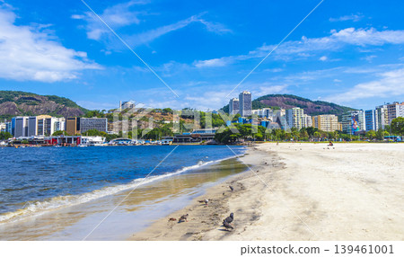 Botafogo Beach Flamengo Urca cityscape panorama Rio de Janeiro Brazil. Botafogo Beach Flamengo Urca cityscape panorama Rio de Janeiro Brazil. 139461001