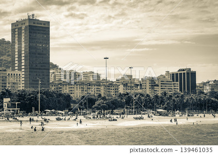 Flamengo Beach panorama view and cityscape Rio de Janeiro Brazil. Flamengo Beach panorama view and cityscape Rio de Janeiro Brazil. 139461035