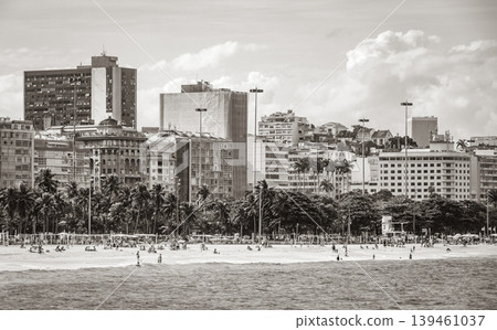 Flamengo Beach panorama view and cityscape Rio de Janeiro Brazil. Flamengo Beach panorama view and cityscape Rio de Janeiro Brazil. 139461037
