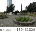 從千葉縣千葉市的公園景色中可以看到一些建築物。 139461829
