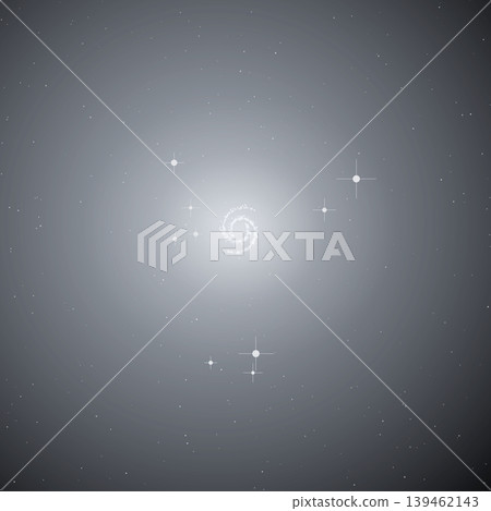 Silver Moon Stardust Galaxy - A serene cosmic background vector image. Silver Moon Stardust Galaxy - A serene cosmic background vector image. 139462143