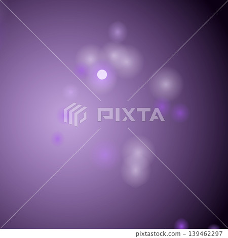 Violet Purple Orb Bokeh Light Particle Vector Background Material - Mysterious Galaxy 139462297