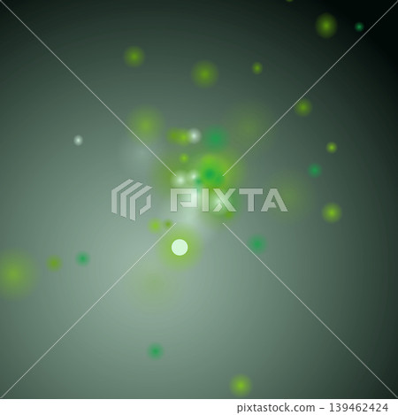 A mystical forest background SVG vector with deep green bokeh light spheres floating around. A mystical forest background SVG vector with deep green bokeh light spheres floating around. 139462424