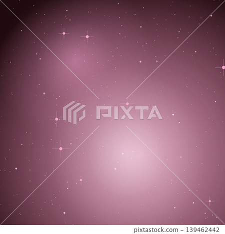 Rose Pink Stardust Galaxy Vector Background Material (Nebula Swirl Cluster) 139462442