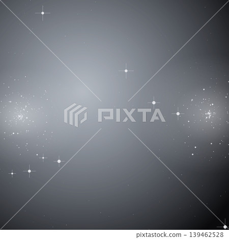 Silver Moon Stardust Galaxy: Silver nebulae and cosmic background 139462528