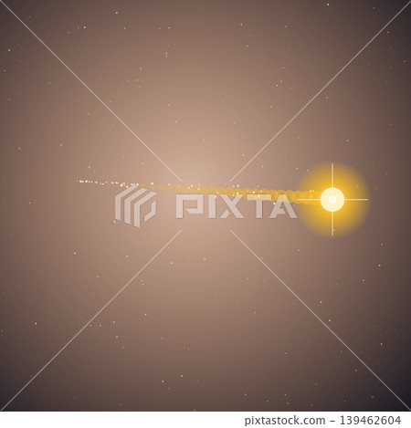 金色的彗星和流星劃過抽象背景的SVG向量圖。 金色的彗星和流星劃過抽象背景的SVG向量圖。 139462604
