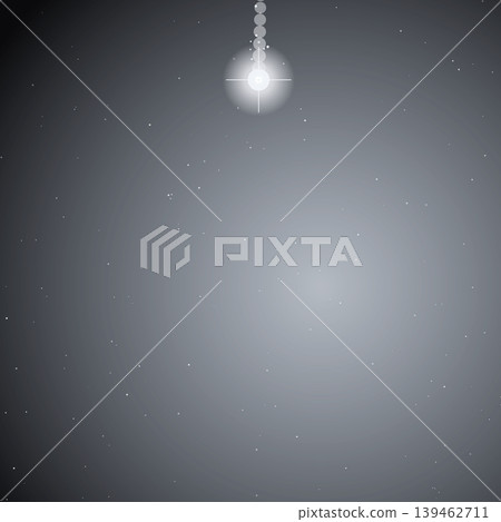 Elegant space background SVG vector featuring a comet and meteor streaking across the Silver Moon. Elegant space background SVG vector featuring a comet and meteor streaking across the Silver Moon. 139462711