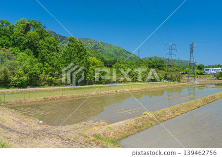 Rural landscape of Hira in the Kosei region, Otsu City, Shiga Prefecture 139462756
