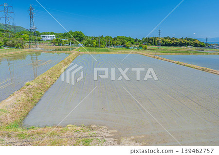 滋賀縣大津市湖西地區平的鄉村景觀 滋賀縣大津市湖西地區平的鄉村景觀 139462757