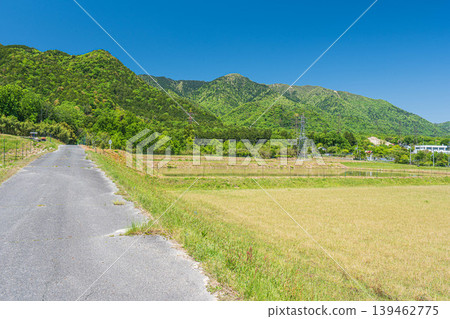 Rural landscape of Hira in the Kosei region, Otsu City, Shiga Prefecture 139462775