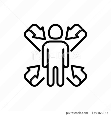 Scanning of human body, MRI scan thin line icon. MRI diagnostics. Medical equipment for oncology detection. Scanning of human body, MRI scan thin line icon. MRI diagnostics. Medical equipment for oncology detection. 139463164