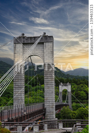 Hadano Togawa Park Wind Suspension Bridge Hadano Togawa Park Wind Suspension Bridge 139463315